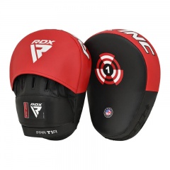 RDX Sports T1 Curved Hook and Jab Focus Pads (Red/Black)